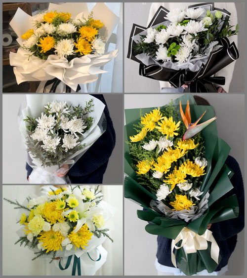 陕西汉中市汉台区七里街道白事花束代送